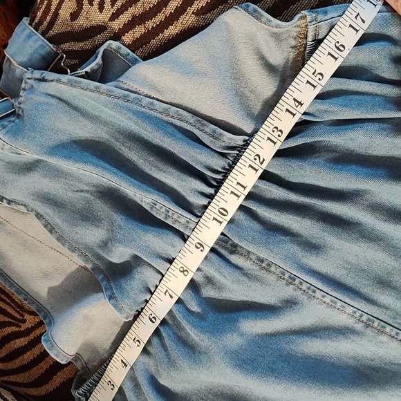 Beautifully Basic Overalls 👖 Blue 💙 Jean NWOT - Picture 4 of 16